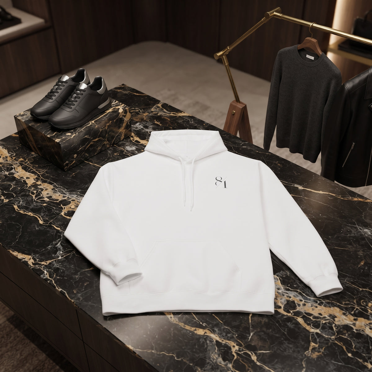 EIGHTYØNE - Hoodie white