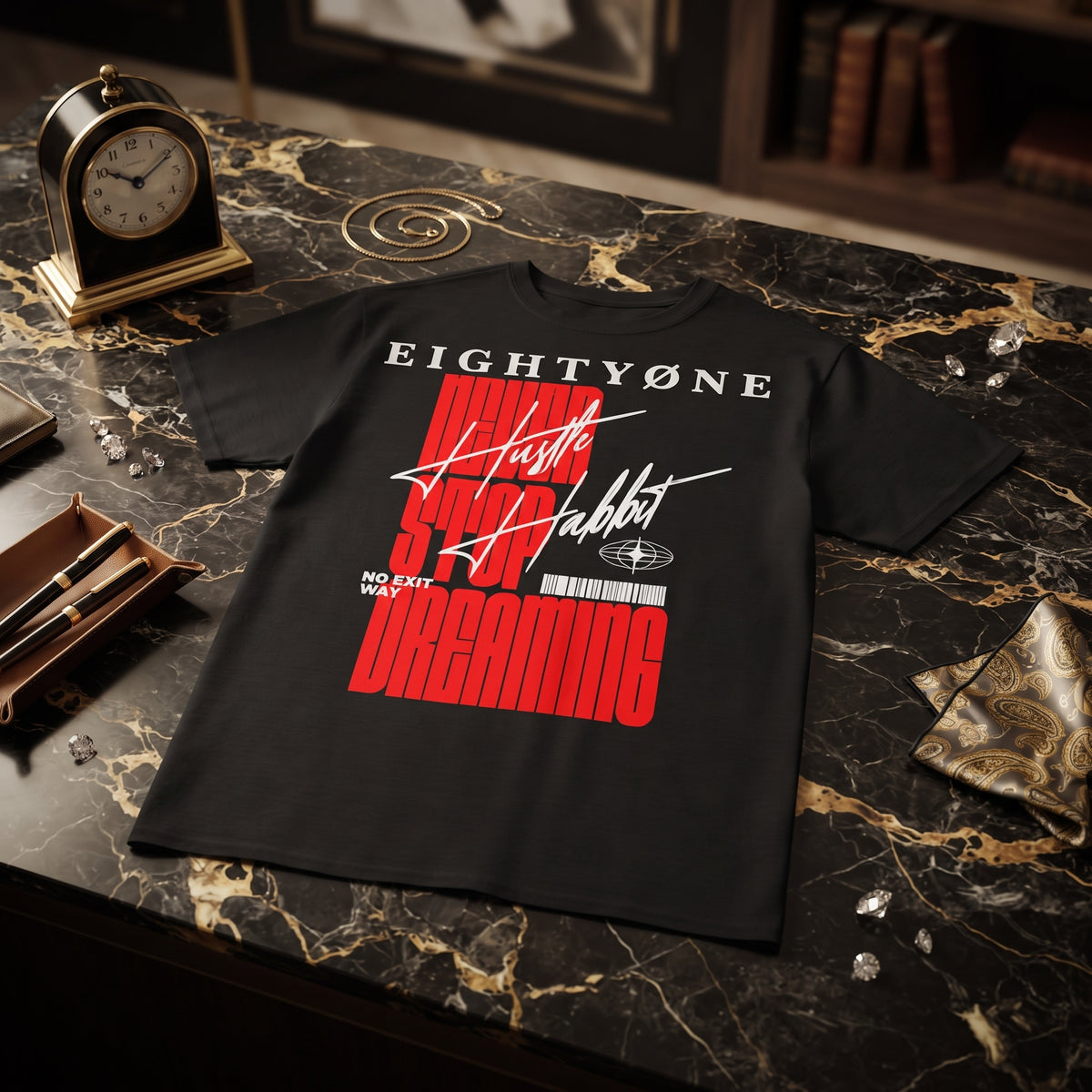 EIGHTYØNE T-Shirt Never Stop Dreaming